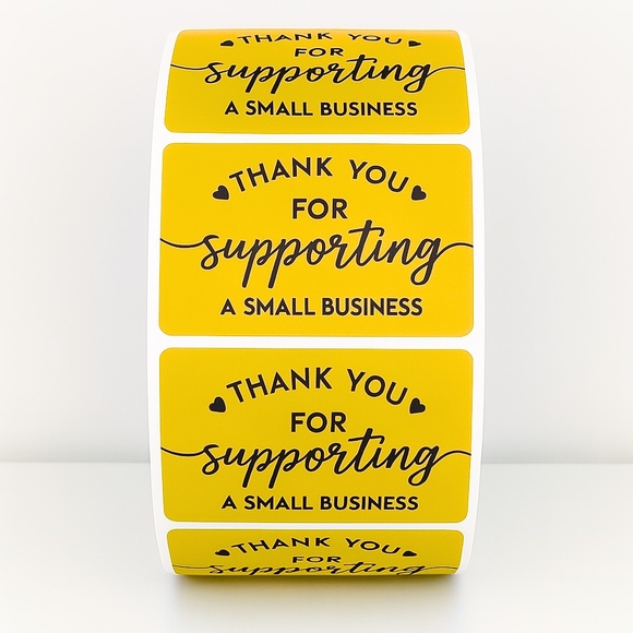 Customer Appreciation Stickers - Small Business Packaging Seals sticker label - Picture 11 of 11